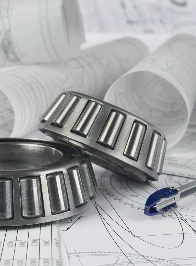 łożyska maszyn i&nbsp;mapy